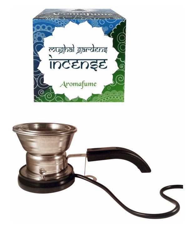 Aromafume Mughal Gardens Incense (small) And Classic Electric Incense Burner available at snapdeal for Rs.595
