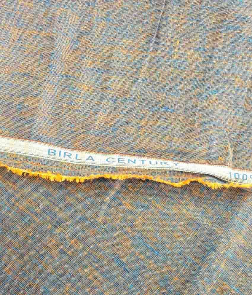 Birla Century Brown Linen Unstitched Shirt Pc available at snapdeal for Rs.1520
