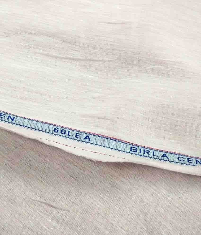 Birla Century Off-white Linen Unstitched Shirt Pc available at snapdeal for Rs.1520