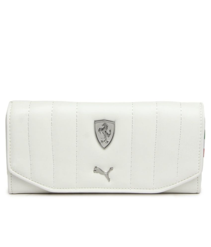 puma wallets white