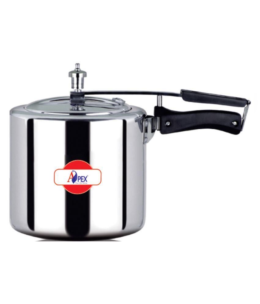 Apex Silver Aluminium Induction Base 3 Litre Pressure Cooker available at snapdeal for Rs.899
