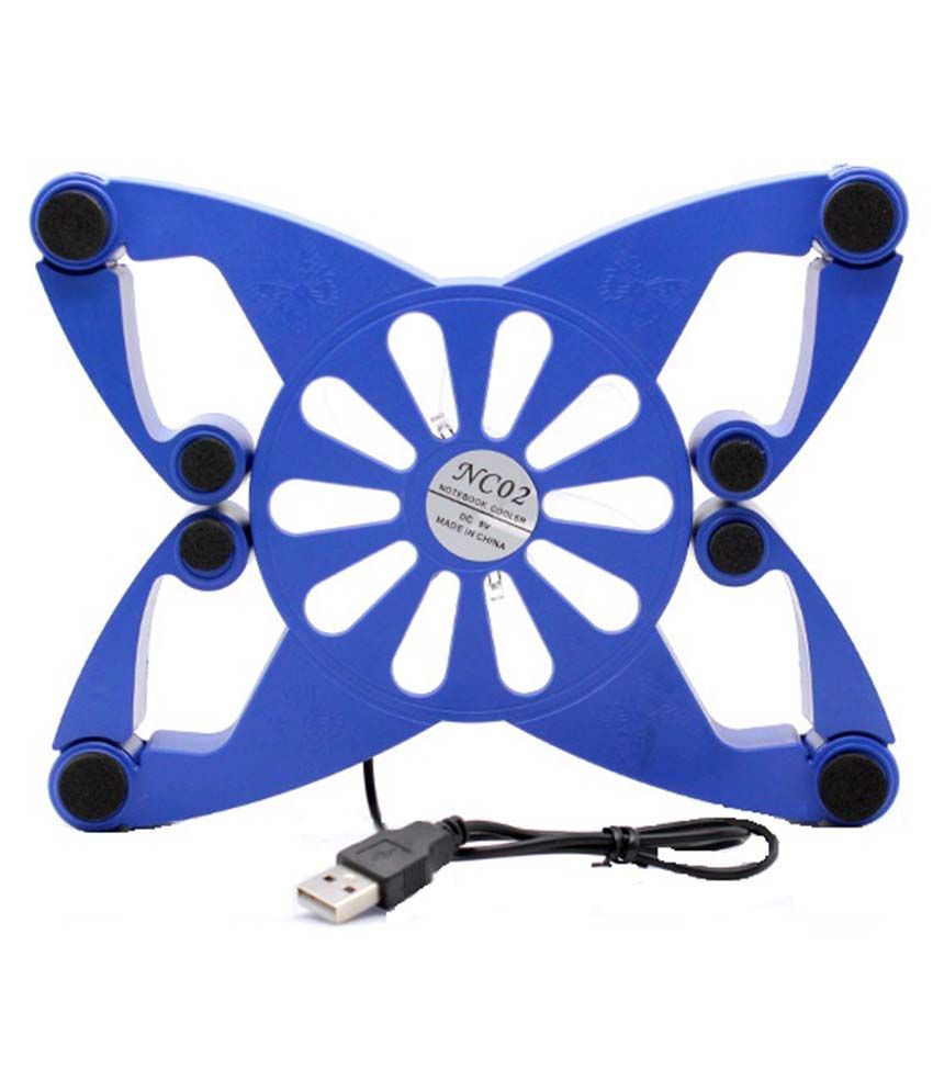 Technotech Tt-cpad-buttrerfly Cooling Pad - Blue available at snapdeal for Rs.199