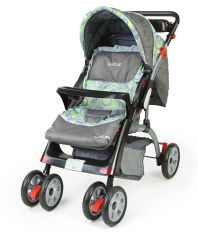 Luv Lap Cruze Baby Stroller Pram Green - 18145