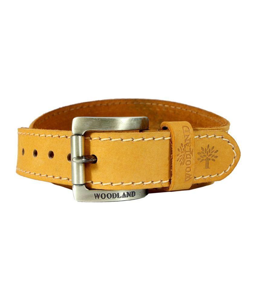Woodland Tan Leather Belt Buy Online at Low Price in India Snapdeal