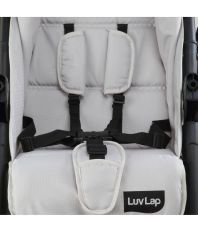 Luv Lap Baby Stroller Pram Sports Grey/Black - 18157