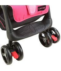 Luv Lap Baby Stroller Pram Sports Pink/Orange - 18159