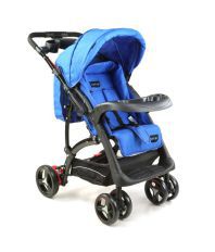 Luv Lap Baby Stroller Pram Sports Blue/Black - 18160