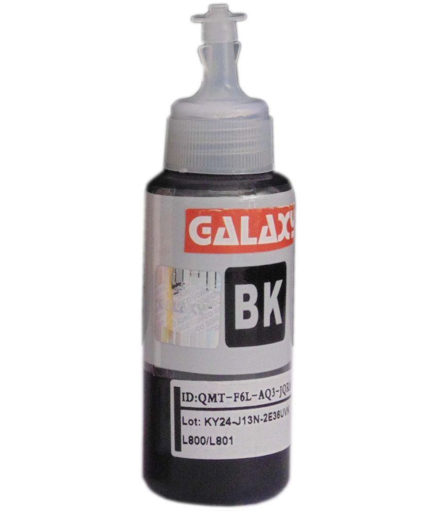 Galaxy Black Colour Ink Bottle Compatible For Epson L800/l805/l810/850/r230/t60 available at snapdeal for Rs.250