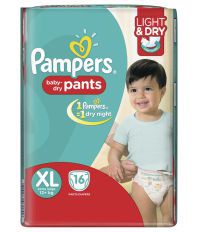 Pampers Dry Pants- XL(Extra Large) (12+kg)- 16pcs