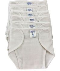 Super Baby White Diaper - Pack of 6