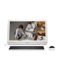 HP 20-E102IN AIO Desktop (T0R67AA) (Intel Pentium- 2GB RAM- 500GB HDD- 49.60 cm(19.53)- Windows 10) (Silver)