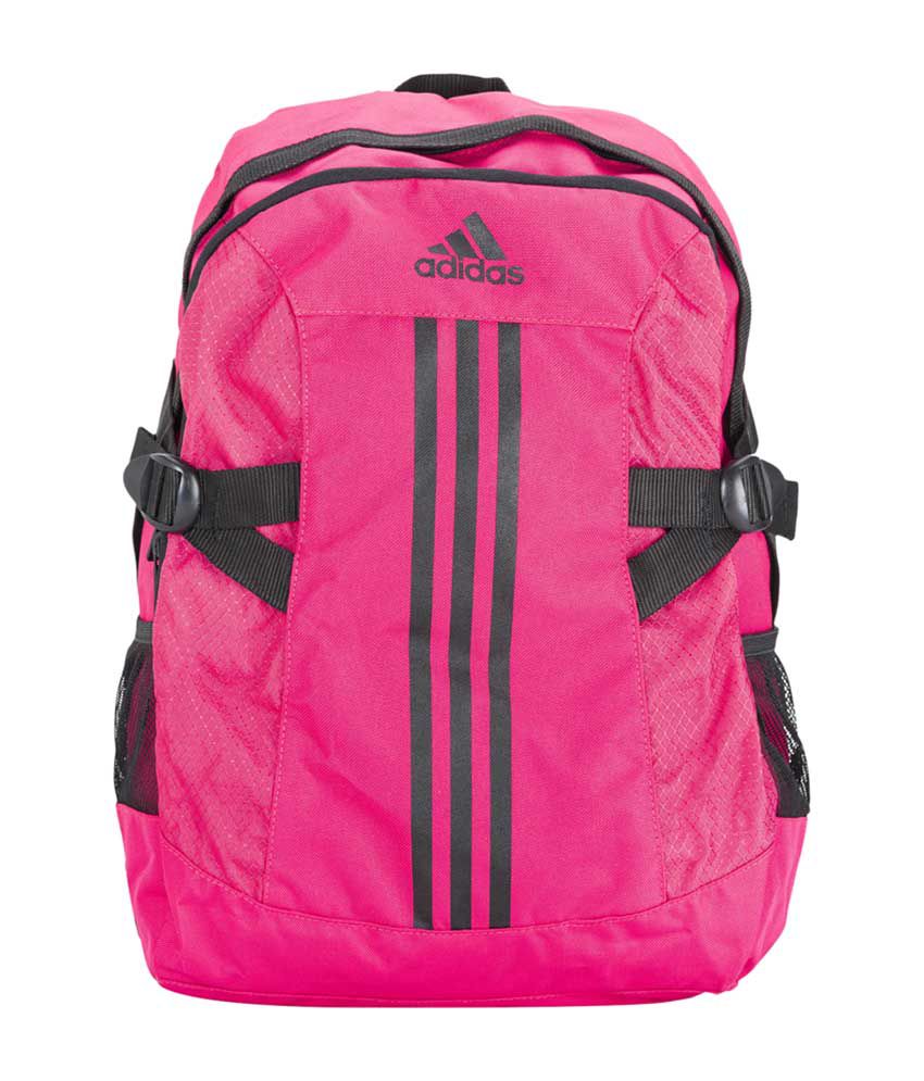 Adidas Bppower2 Pink 22 Polyester Casual Waterproof Backpack