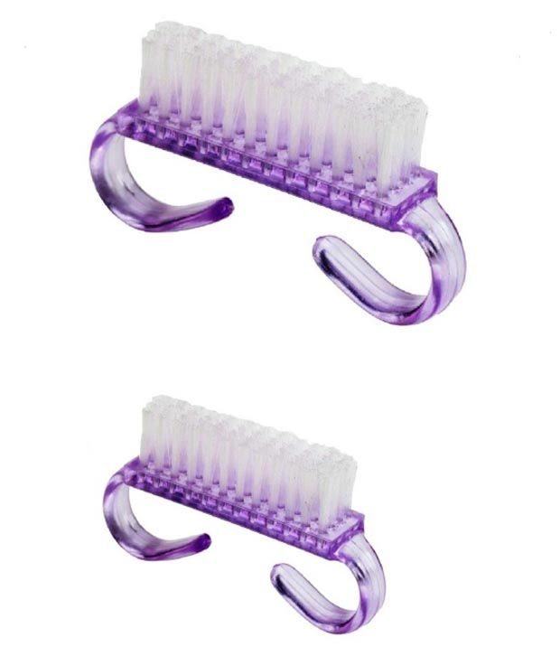 Out Of Box Combo Of Nail Art 2 Sizes Cleaning Brush Tool Manicure Pedicure (set Of 2) available at snapdeal for Rs.199