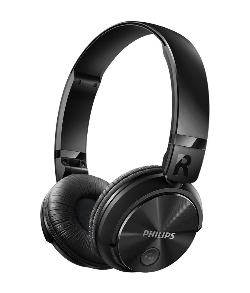 Philips SHB3060BK On Ear Wireless With Mic Headphone Black