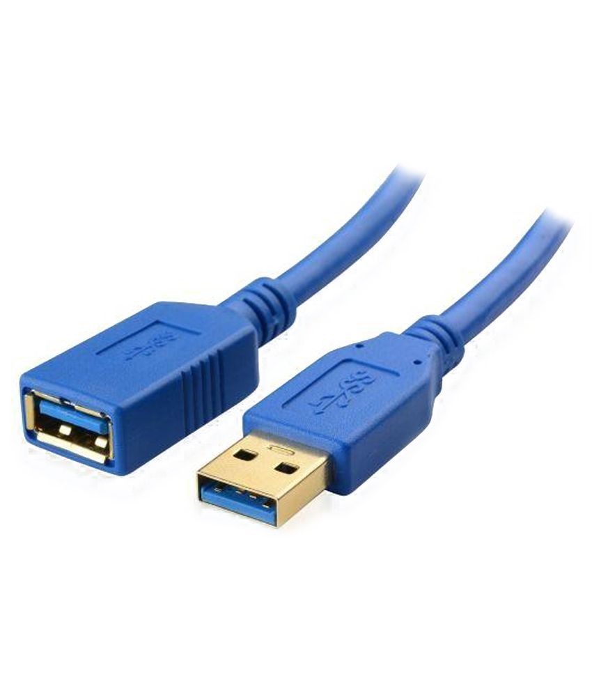 Dealmart Usb 3.0 Super Speed Extension Cable Upto 5gbps - 1.5m Blue available at snapdeal for Rs.240