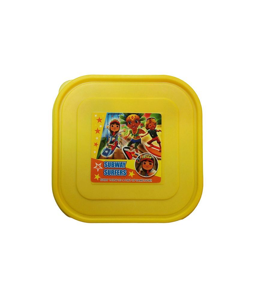 Armaan Plastoware Yellow Plastic Lunch Box available at snapdeal for Rs.99