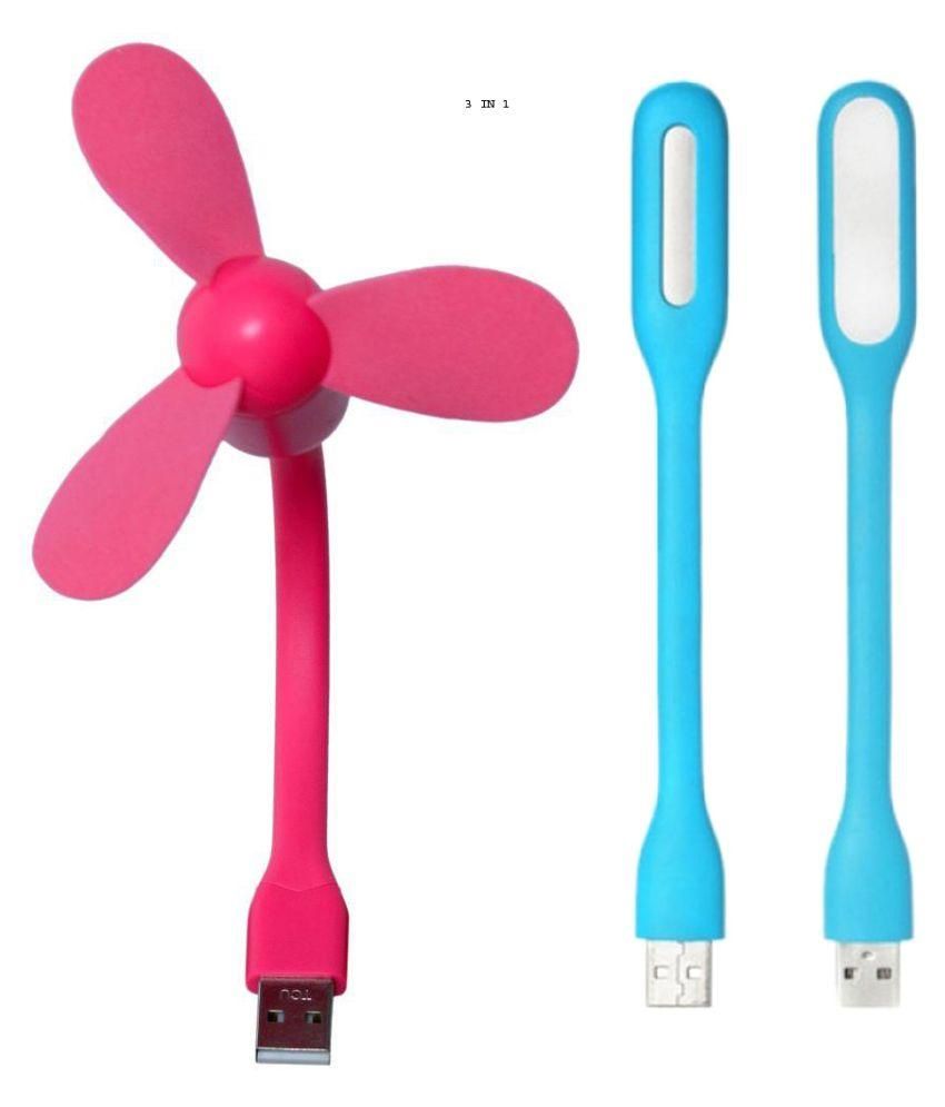 Edee Black Usb Light With Usb Led Fan available at snapdeal for Rs.170