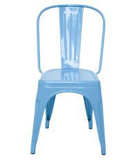Dezaro Blue Metal Iron Chair