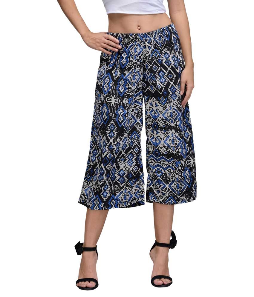 The Gud Look Multi Color Polyester Capris available at snapdeal for Rs.399