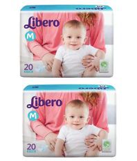Libero Medium Regular Diapers - Pack of 2