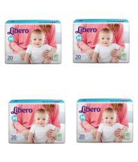 Libero Regular Diapers - Pack of 4