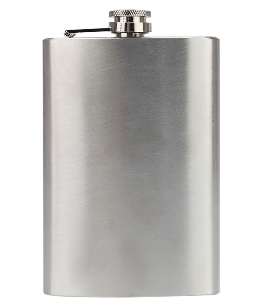 Tuelip 9 Oz Silver Stainless Steel Hip Flask Gift Set - 265 Ml available at snapdeal for Rs.594