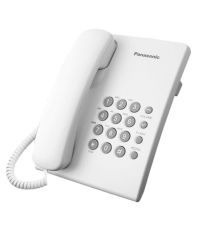 Panasonic Panasonic Basic Phone with Handset Volume Control Corded Landline Phone White
