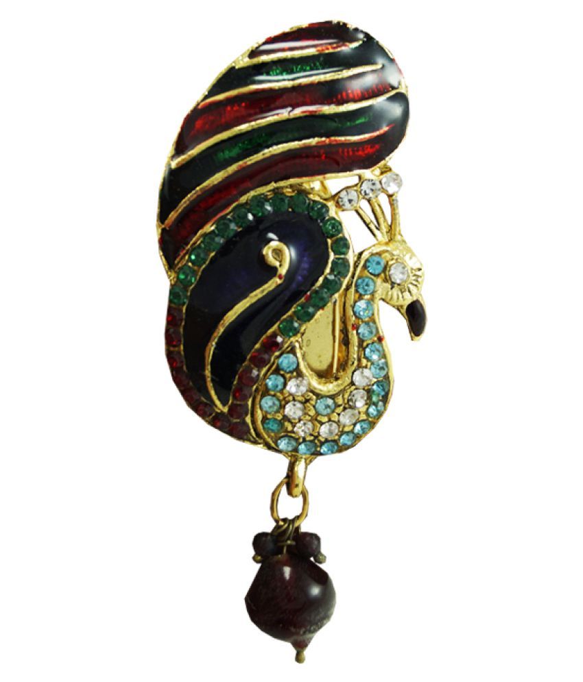 Silver Ice Multi Color Brooches & Saree Pins available at snapdeal for Rs.199