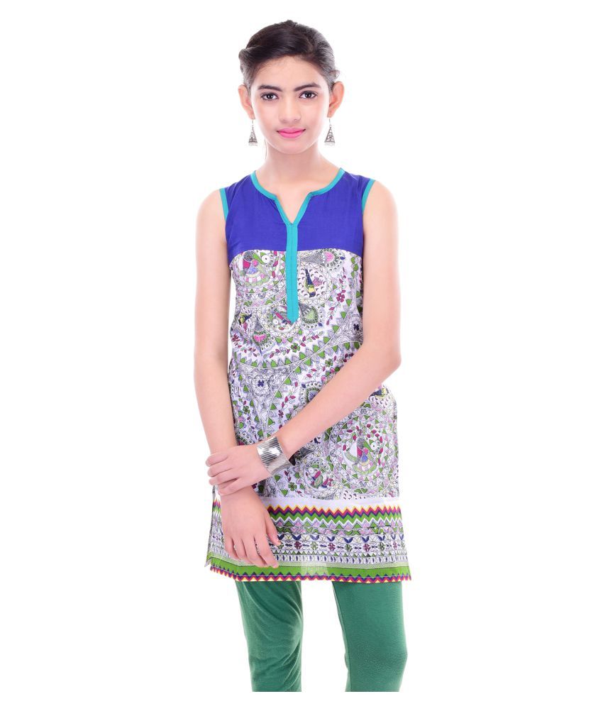 Cotton On Kids Multicolour Kurti Legging Set available at snapdeal for Rs.424