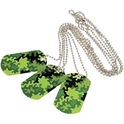 Lot Of 12 Camouflage Camo Metal Dog Tags available at snapdeal for Rs.1314