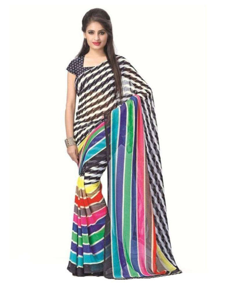 Usha Silk Mills Multicoloured Bhagalpuri Silk Saree available at snapdeal for Rs.359