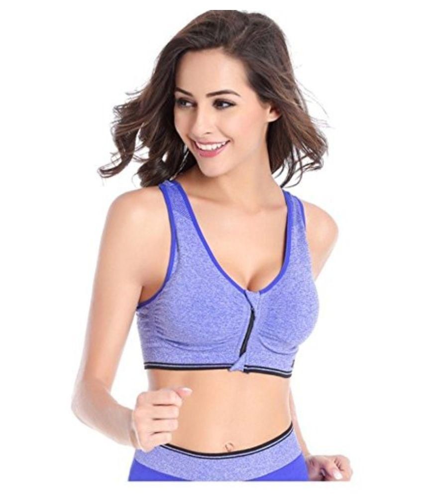 Magic Purple Cotton Lycra Racerback Bra available at snapdeal for Rs.410