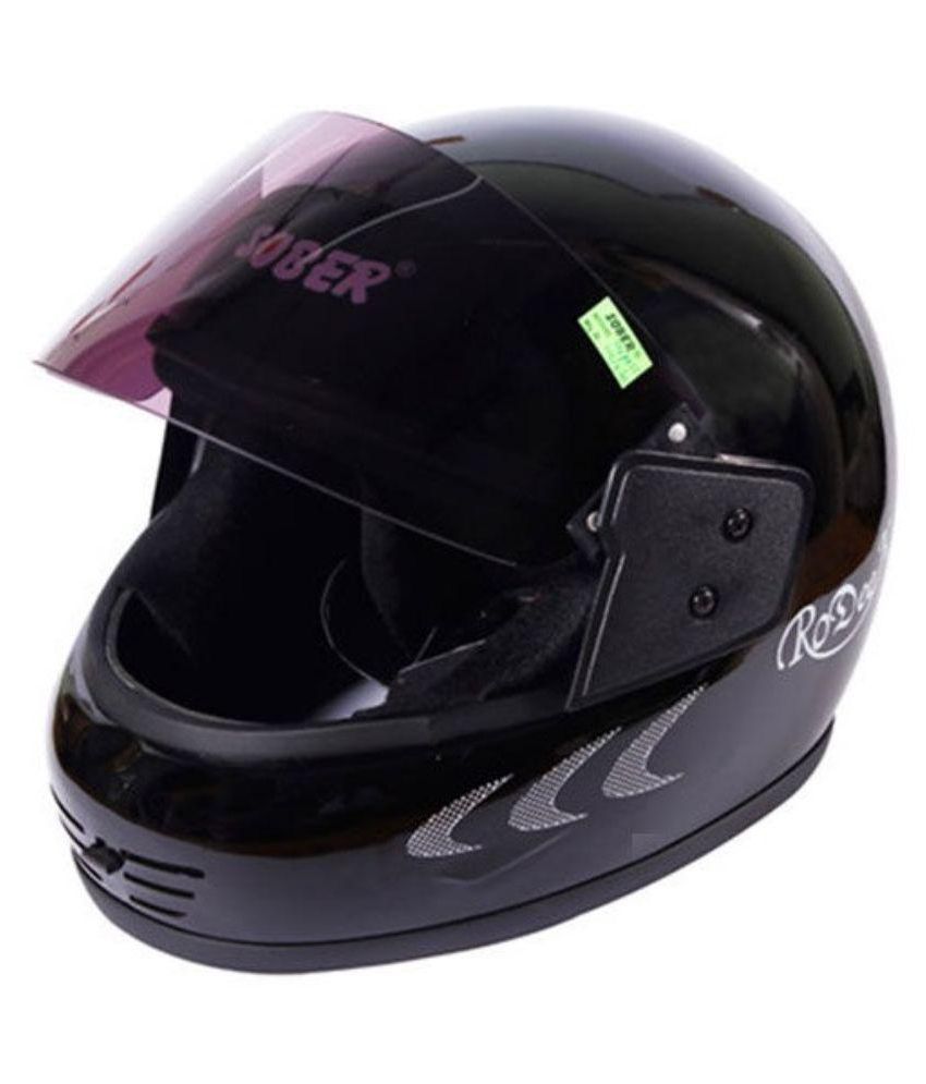 Blu Blu Full Face Halmet - Full Face Helmet Black M available at snapdeal for Rs.494