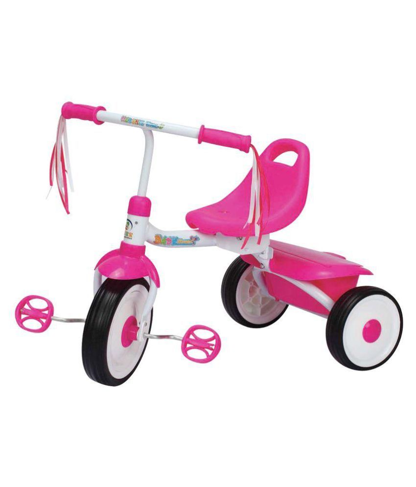 Happy Kids Pink Tricycle available at snapdeal for Rs.1840