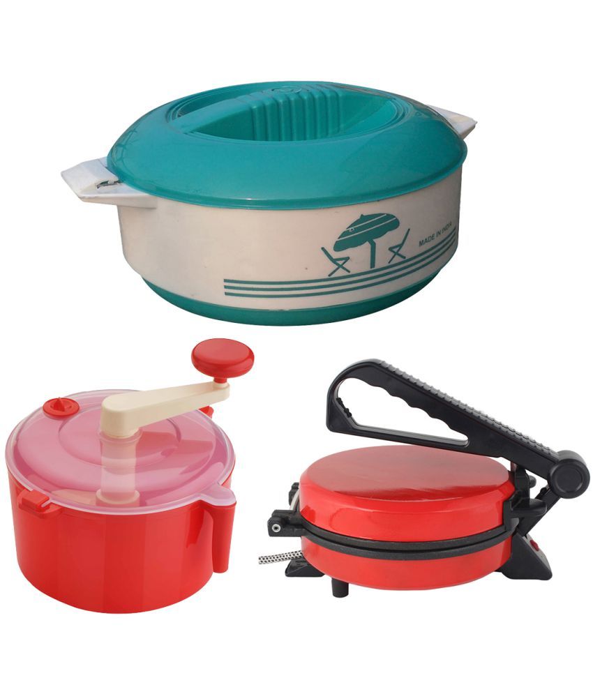 Gold Dust Combo Of Casserole, Red Roti & Dough Maker available at snapdeal for Rs.1349