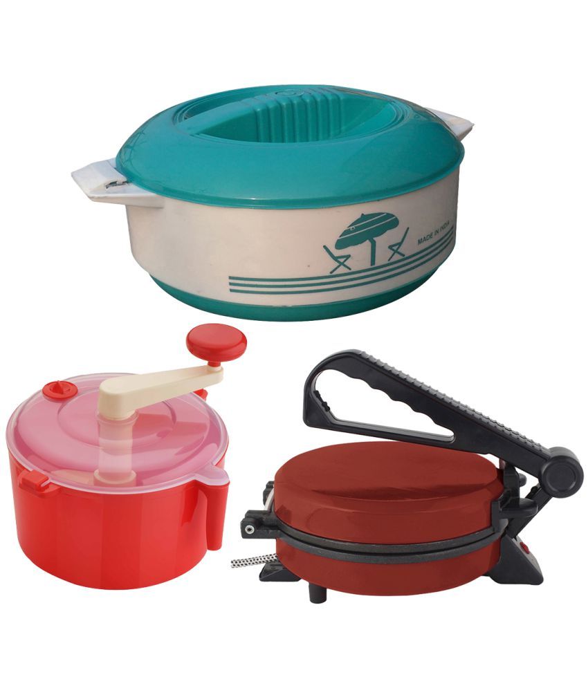 Gold Dust Combo Of Casserole, Brown Roti & Dough Maker available at snapdeal for Rs.1349