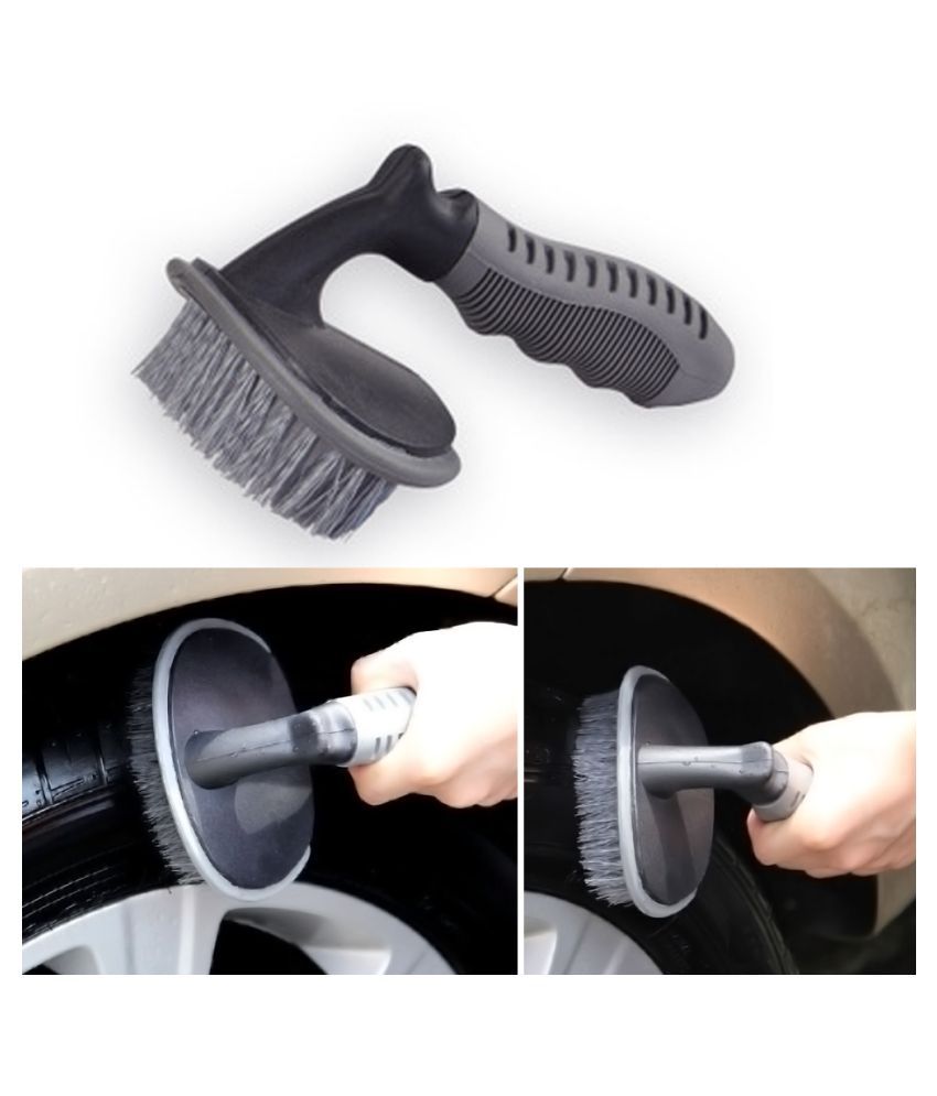 Takecare Car Floor Mats/tyre/carpet Brush available at snapdeal for Rs.266