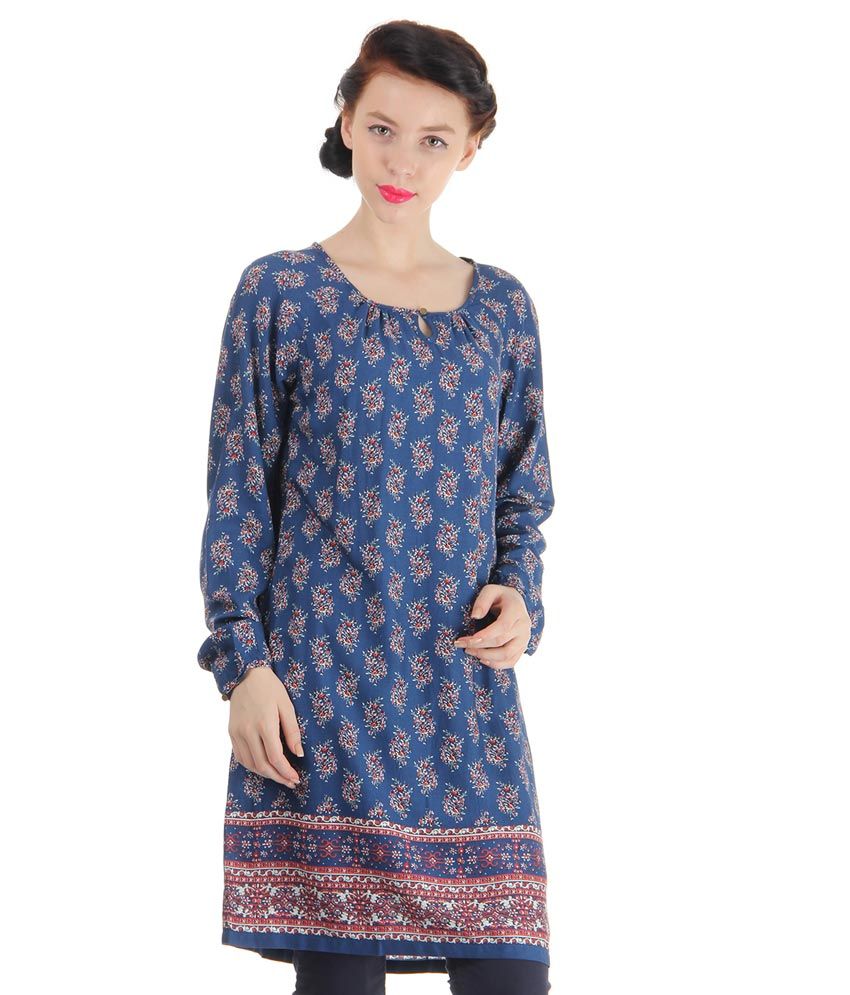 PEPE JEANS NAVY    PRINTED LOW RISE VAPOUR FIT JEANS Price Comparison