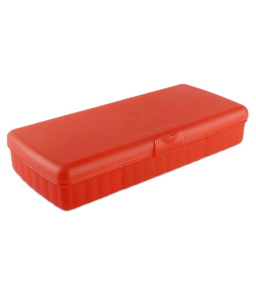 Tupperware Red Plastic Lunch Box available at snapdeal for Rs.298