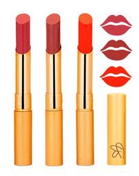 Rythmx Creamy Matte Long Lasing Premium Lipstick Combo (coral, Nude, And Orange Lip Colors) 6.6 Gm
