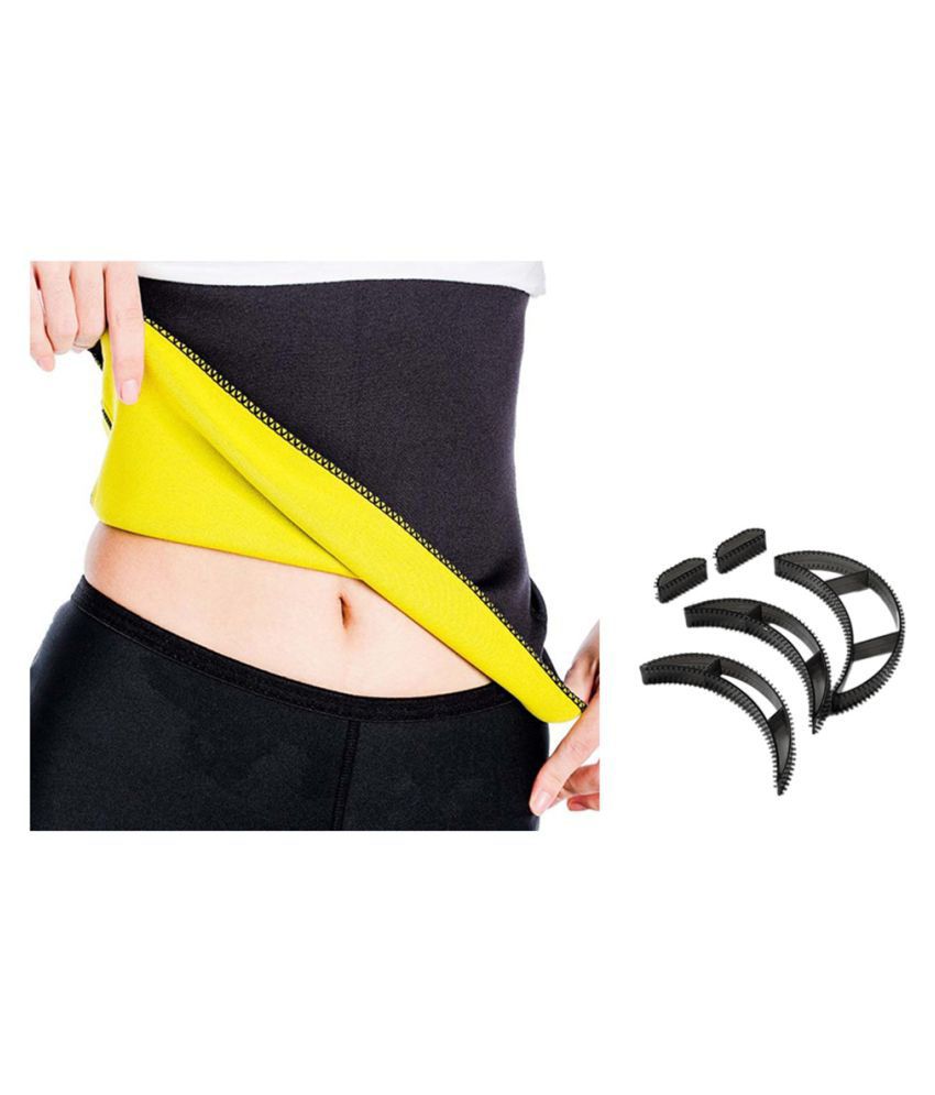 Gold Dust Slim Sweat Shaper Belt with Bumpits Combo available at SnapDeal for Rs.499