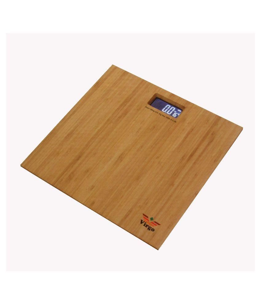 Weightrolux Digital Personal Weight Scale Abs Electronic Bathroom Body Weighing Scale Wooden Weight Machine Wooden available at snapdeal for Rs.999