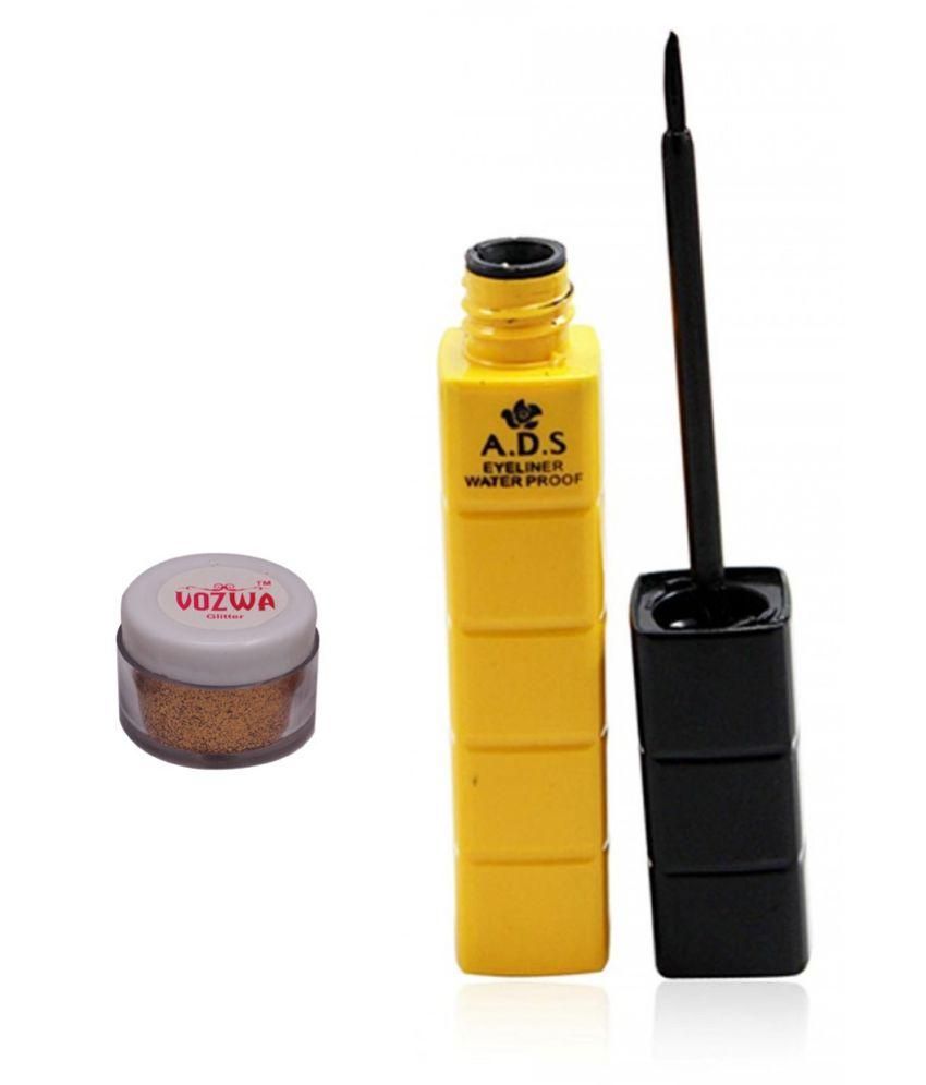 Vozwa Golden Glitter Powder With Waterproof Eyeliner available at snapdeal for Rs.99