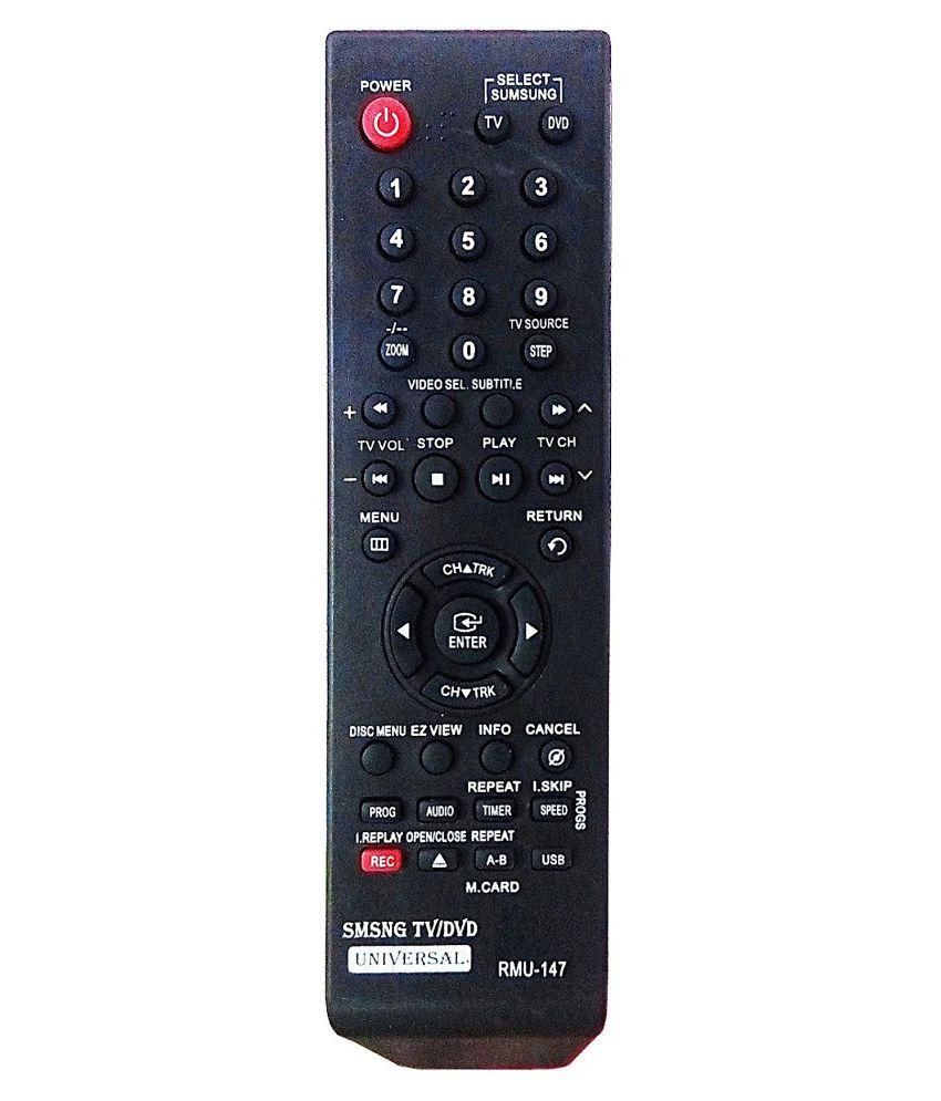 Samsung Rmu-147 Universal Remote Compatible With Samsung Dvd Player available at snapdeal for Rs.299