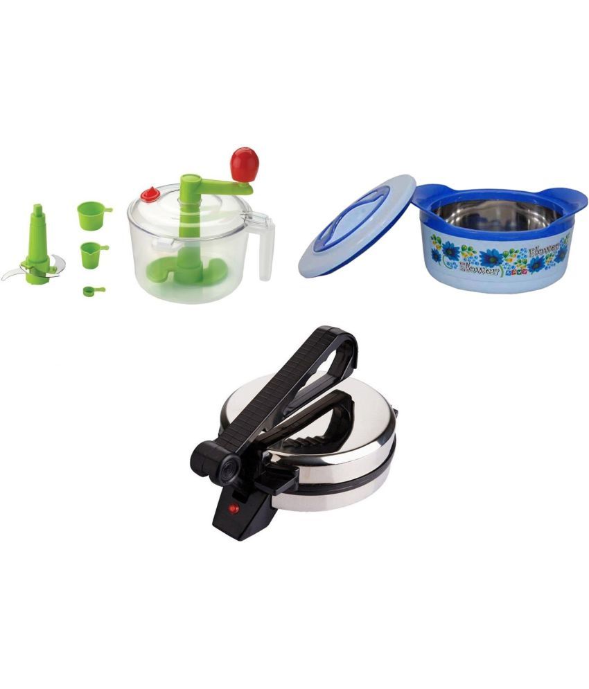 Rocks Plastic Dough Maker With Roti Maker And Casserole available at snapdeal for Rs.1409