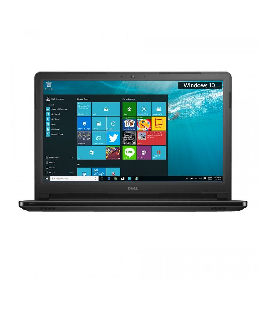 Dell Inspiron 15 5559 Notebook (6th Gen Intel Core I3- 4gb Ram- 1tb Hdd- 39.62cm (15.6)- Windows 10 With Ms Office) (black) available at snapdeal for Rs.33999