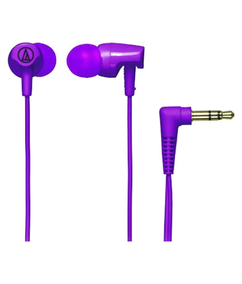 audio technica ath clr100 pl in ear wired earphones without mic purple available at snapdeal for audio technica ath clr100 pl in ear wired earphones without mic purple available at snapdeal for