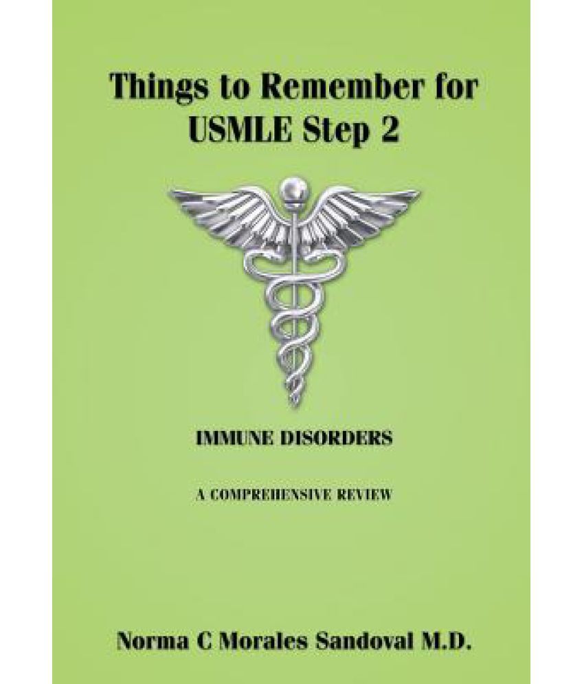 Things To Remember For Usmle Step 2: Immune Disorders available at snapdeal for Rs.10000