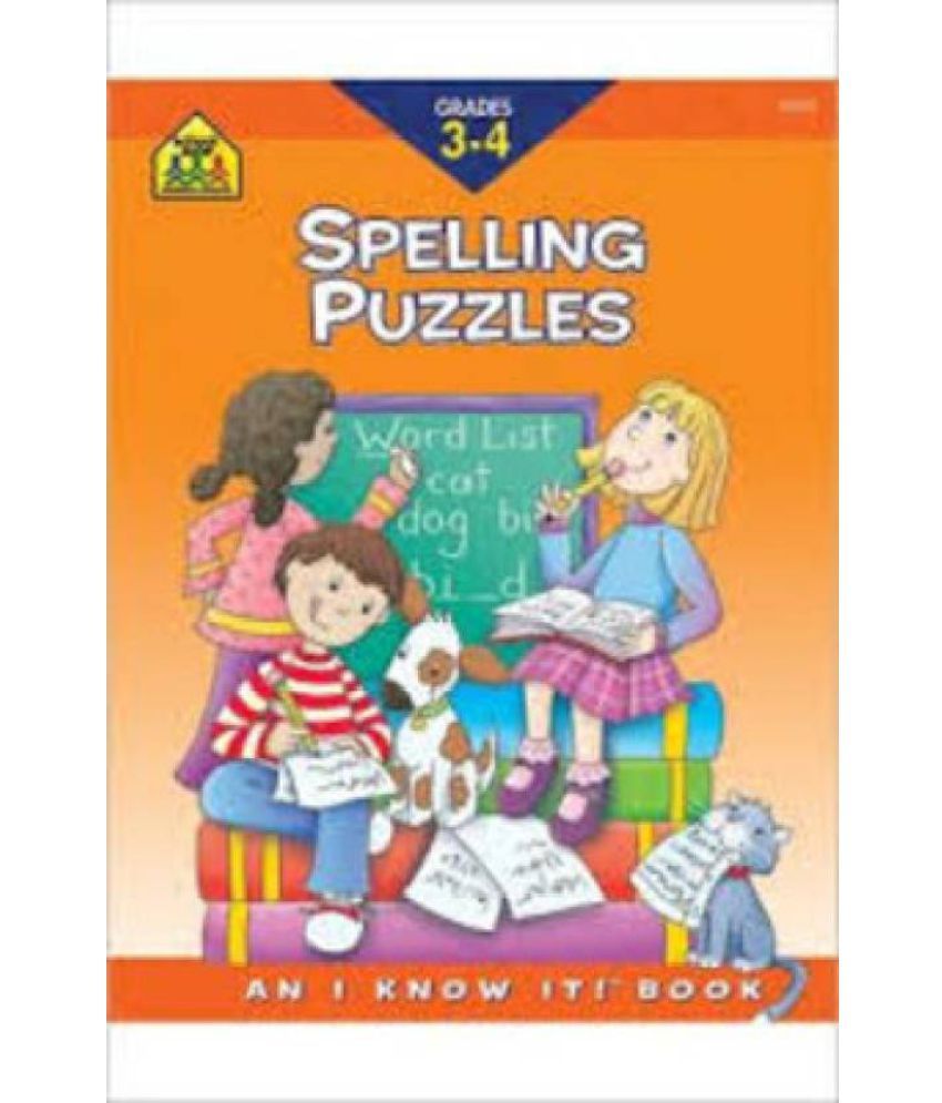 Spelling Puzzles Grades 3 4 Paperback English available at SnapDeal for Rs.90