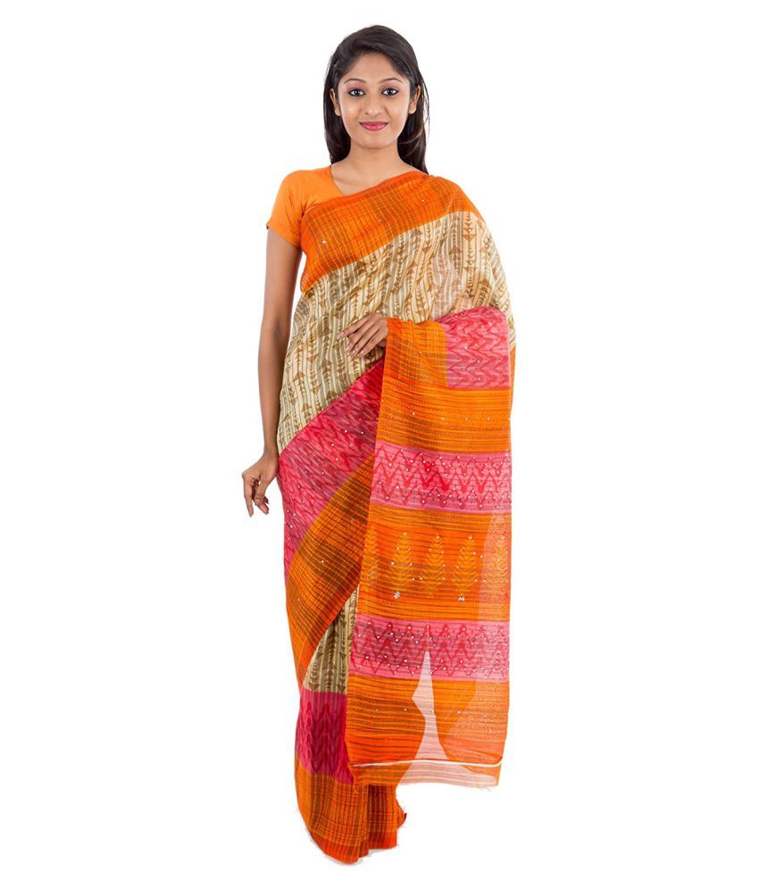 The Chennai Silks Multicoloured Bhagalpuri Silk Saree available at snapdeal for Rs.359